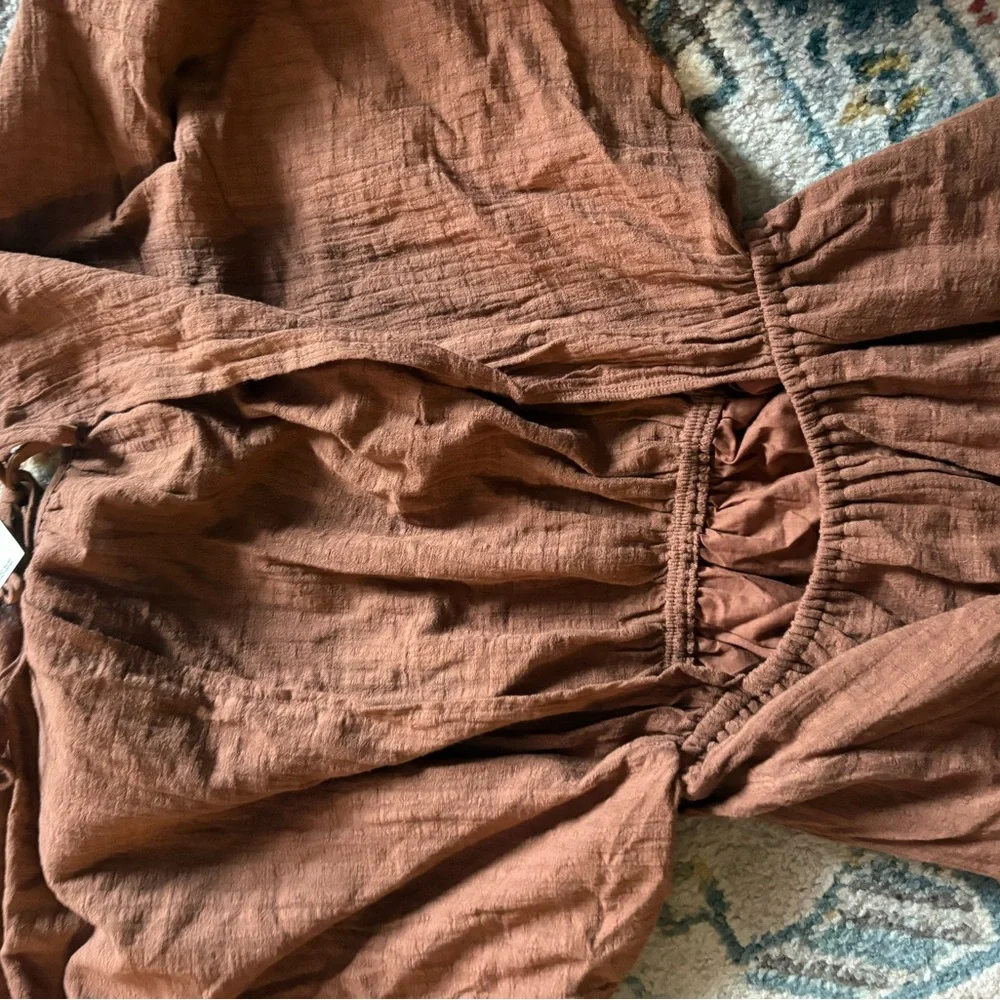 Aerie Rust Colored Swimsuit Coverup - Picture 4 of 4